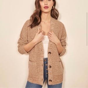 Reformation Chunky Knit Cardigan